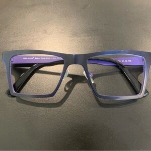 IYOKO-INYAKE IY160. Color 203 Purple 51mm Square Women’s Vintage Eyeglasses